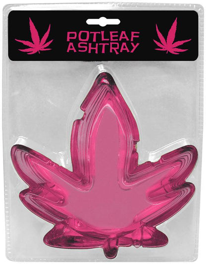 Pink Pot Leaf Ashtray