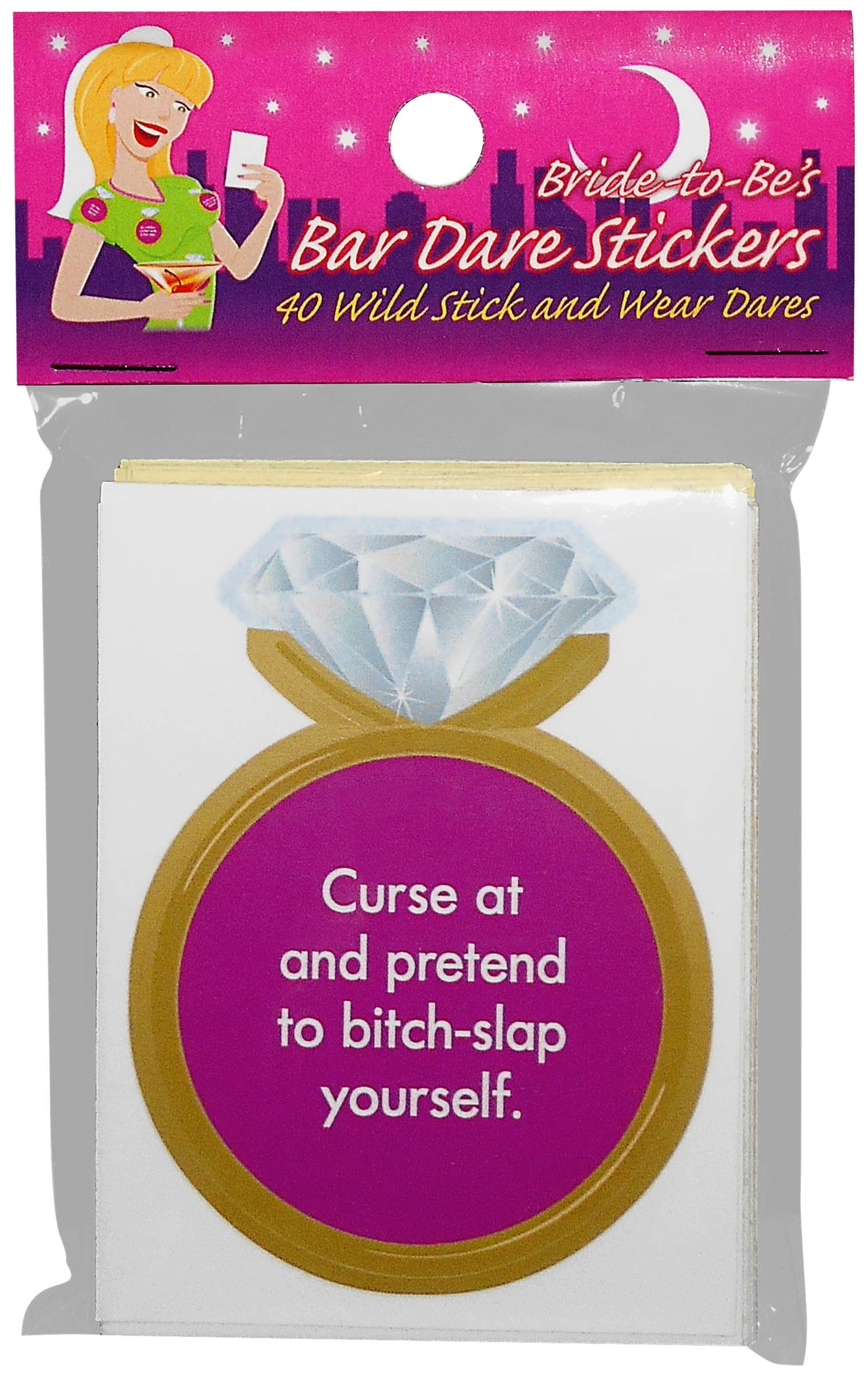 Bride To Be's Bar Dare Stickers