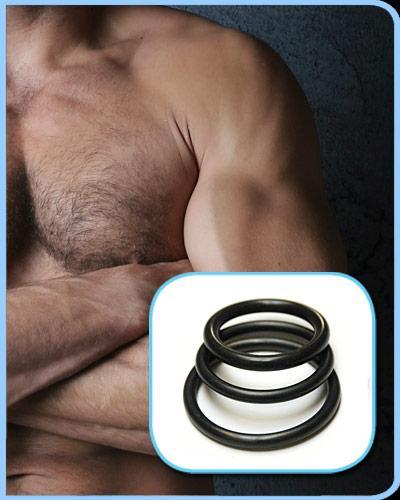 Rubber C Rings 3 Pack