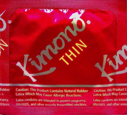 Kimono Micro Thin Lubricated Latex Condomos (3 Pack)