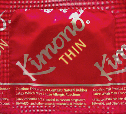 Kimono Micro Thin Lubricated Latex Condomos (3 Pack)
