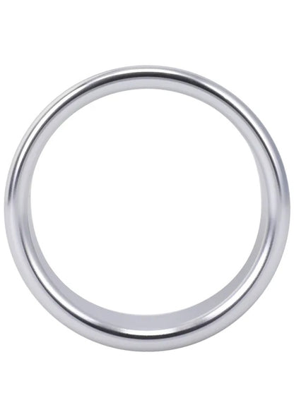 Rock Solid Brushed Alloy Large (1.75in X .75in) Silver