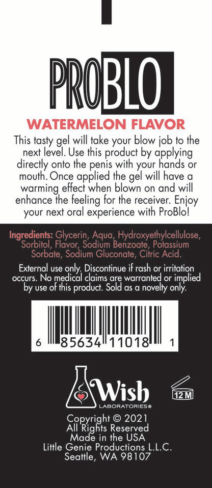 Problo Oral Pleasure Gel Watermelon