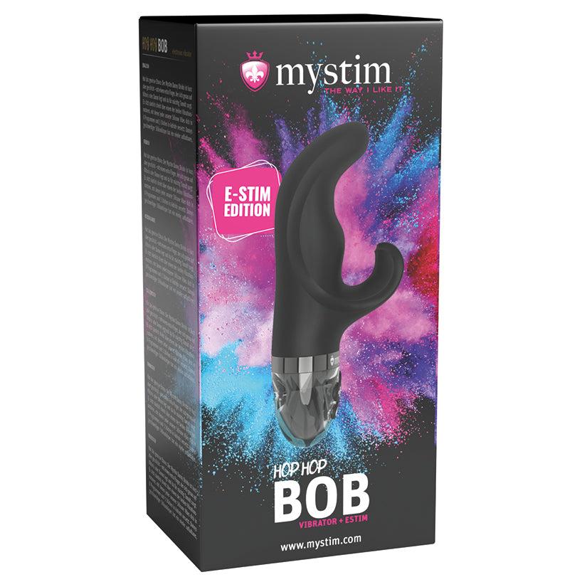 Mystim Hop Hop Bob eStim Vibrator Black