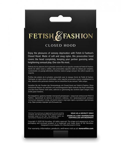 Fetish Fashion Closed Hood Wht