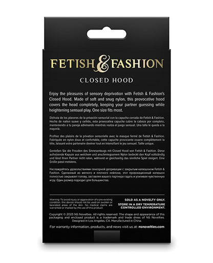 Fetish Fashion Closed Hood Wht