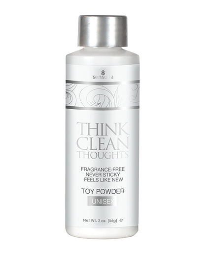 Sensuva Think Clean Thoughts Toy Powder 2 oz.
