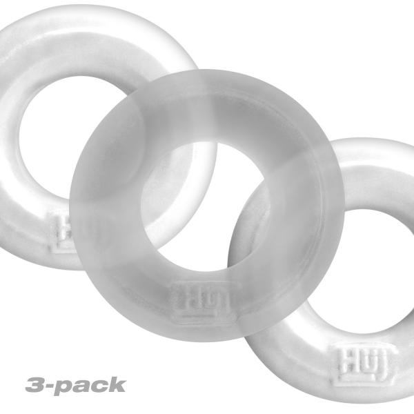 Huj3 3pk C-ring White Ice