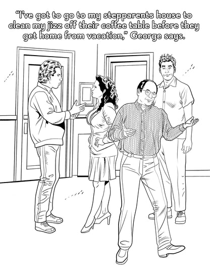 Sexfeld Porn Parody Coloring Book