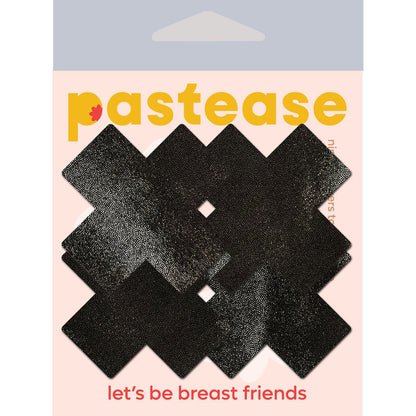 Pastease Petites Liquid Cross Black Pack Of 2 O/S