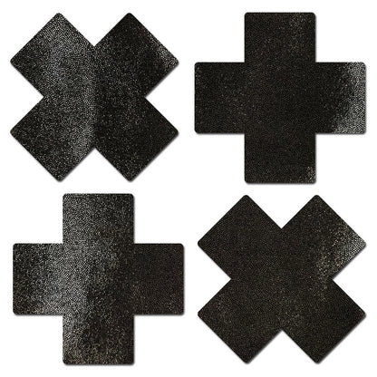 Pastease Petites Liquid Cross Black Pack Of 2 O/S