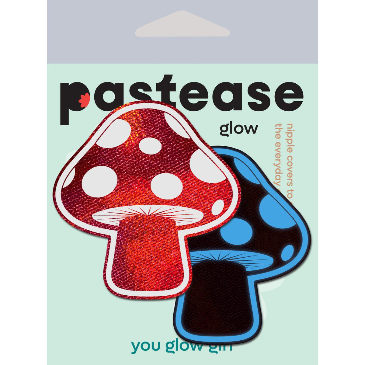 Pastease Mushroom Glow In The Dark Red & White