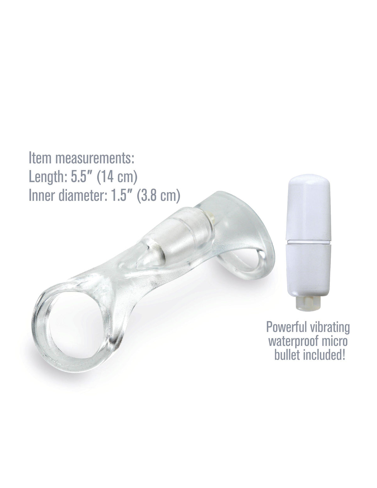 Fantasy X-Tensions Vibrating Cock Sling Clear