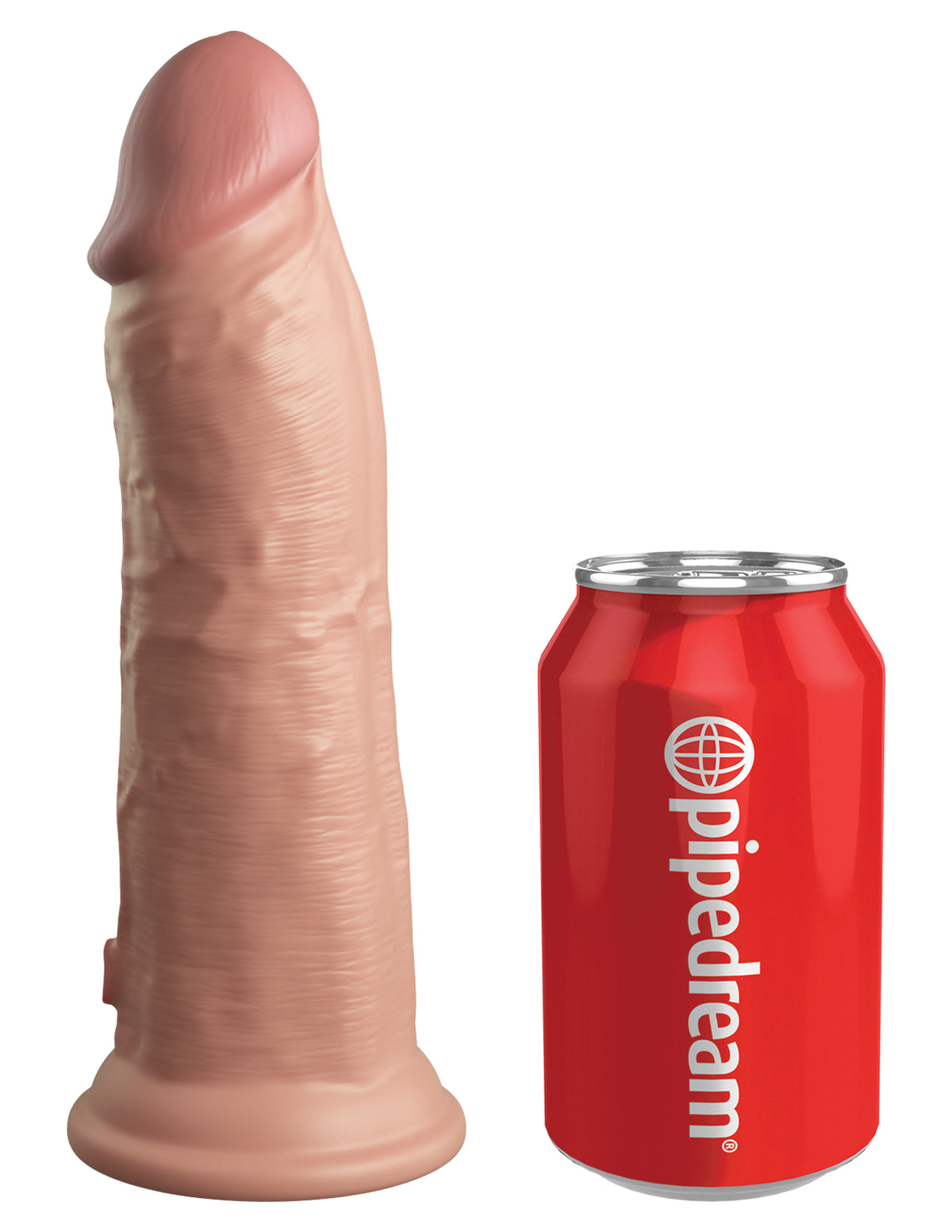 King Cock Elite Silicone Dual-density Cock 8 In. Light