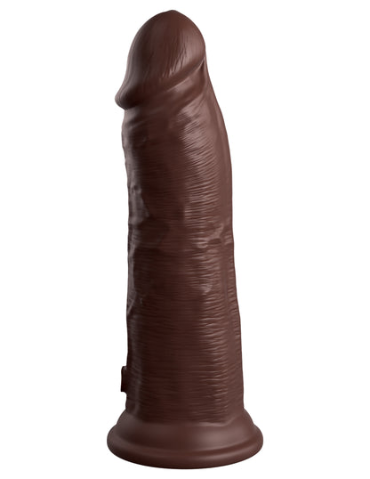 King Cock Elite Silicone Dual-density Cock 8 In. Brown