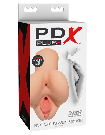 PDX Plus Pick Your Pleasure Stroker - Ivory