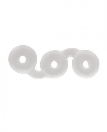 Perfect Fit Triple Donut Ring - Clear