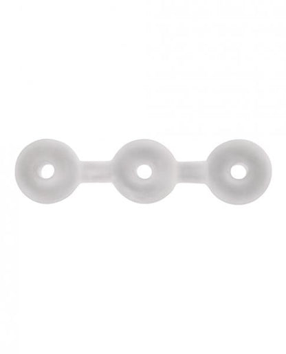 Perfect Fit Triple Donut Ring - Clear