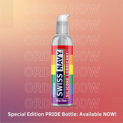Pride Edition Silicone Lubricant - 4oz Pump