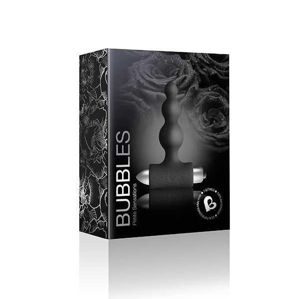 Petite Sensations Bubbles Black Butt Plug