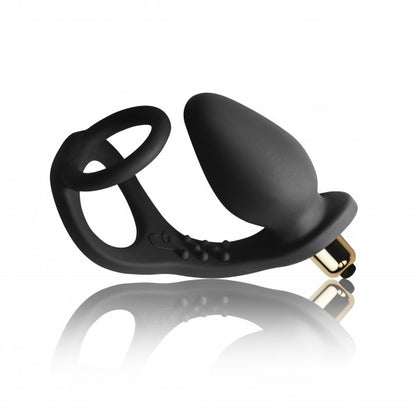 RO-Zen Black C Ring W/Vibrating Prostrate Probe