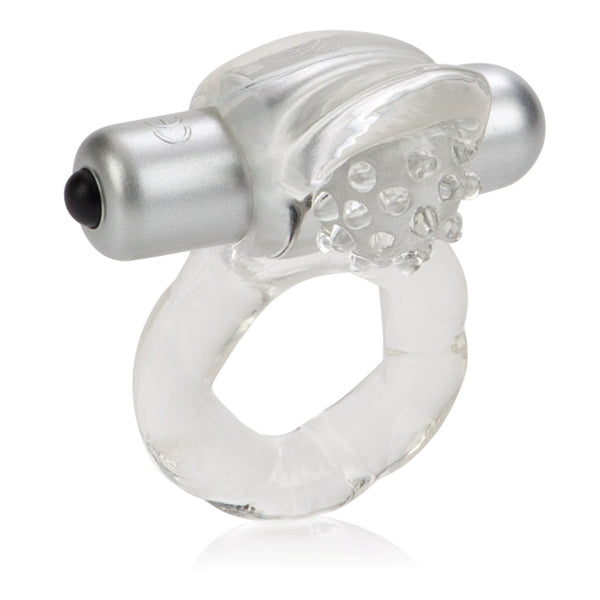 Lovers Delight Nubby With Removable 3 Speed Stimulator Clear