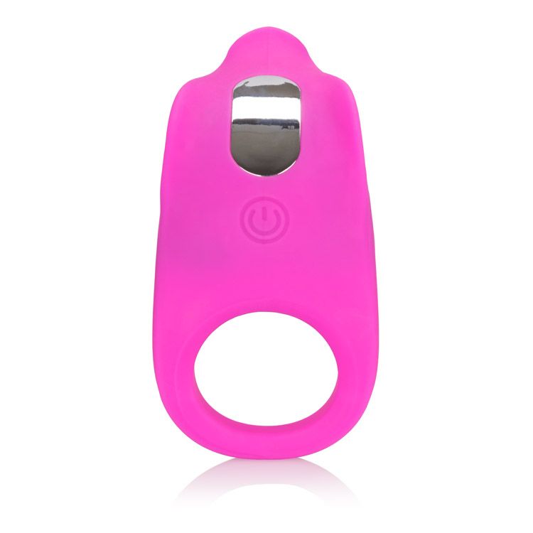 Teasing Enhancer Ring Silicone Rechargeable Pink