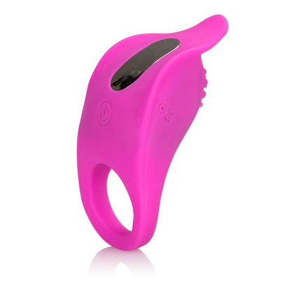 Teasing Enhancer Ring Silicone Rechargeable Pink