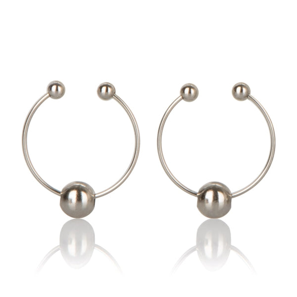 Nipple Play Non Piercing Nipple Rings Silver