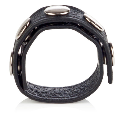 Colt Leather Cock Ball Strap 5 Snap Fastener Black