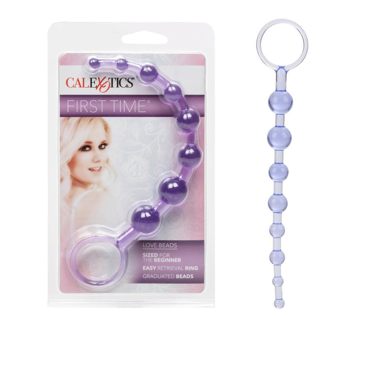 First Time Love Beads Purple