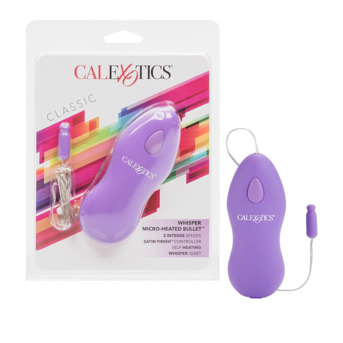 Whisper Micro Heated Bullet - Purple