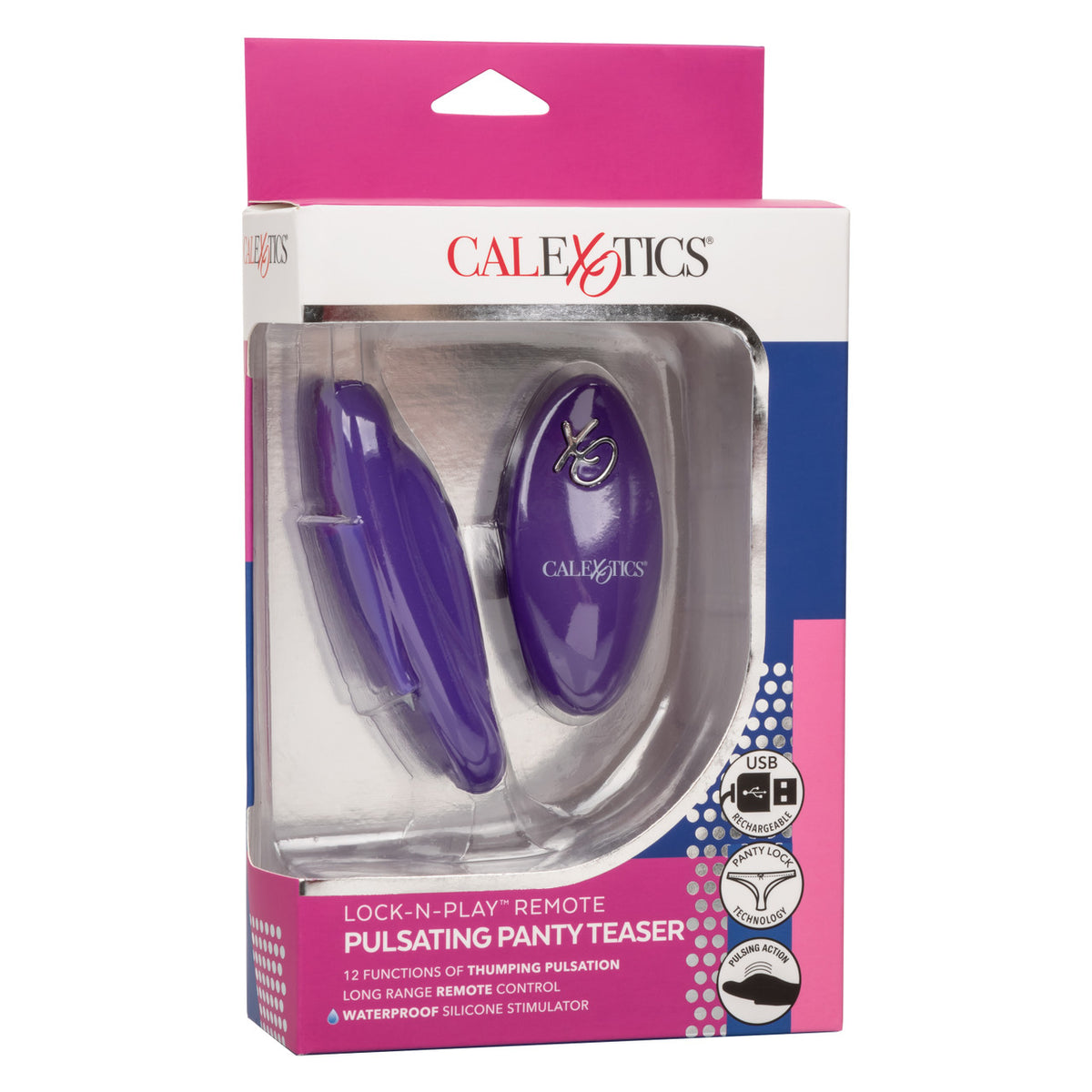 Lock-n-play Remote Pulsating Panty Teaser