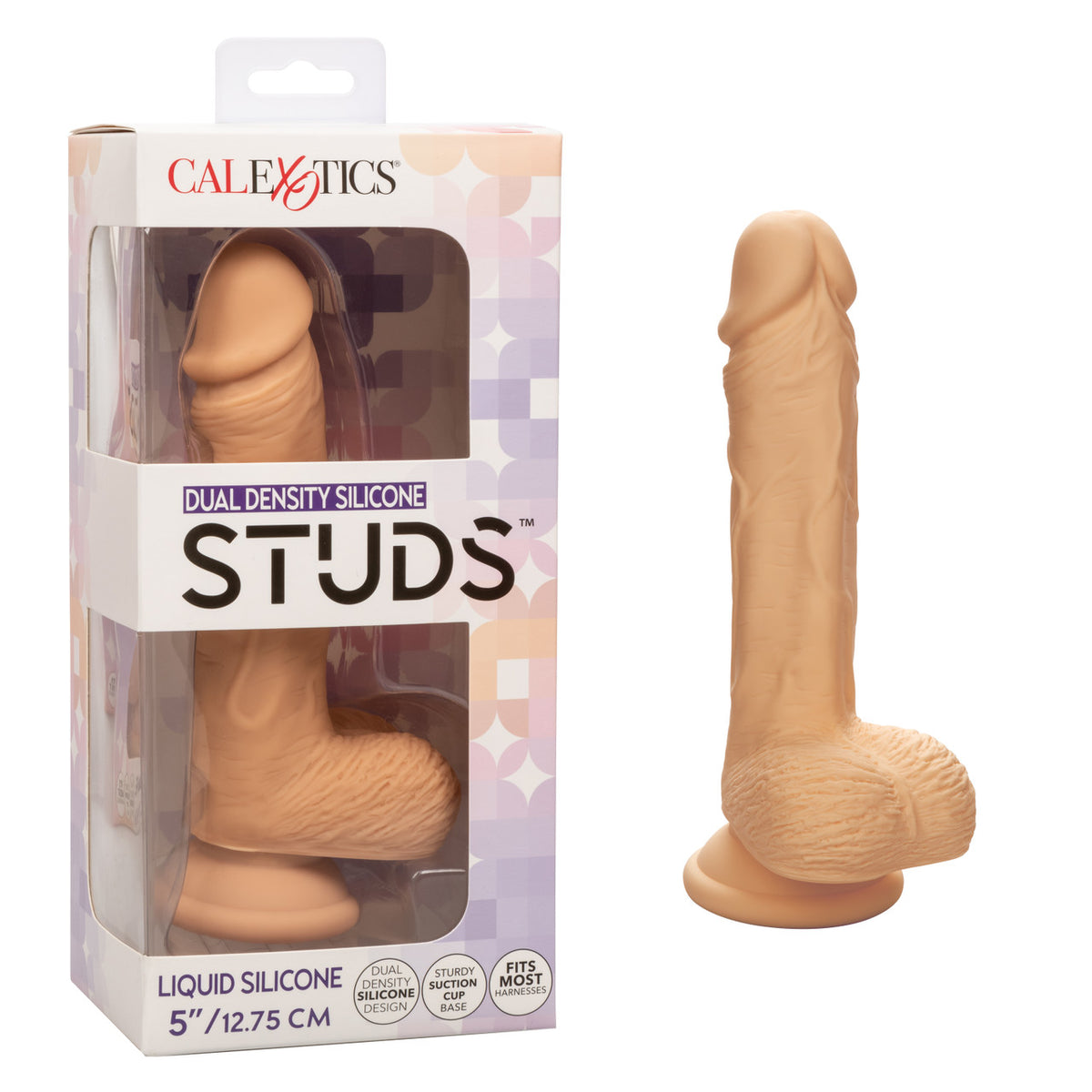 Silicone Studs Dual Dense 5 Vanilla