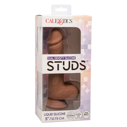 Silicone Studs Dual Dense 5 Chocolate