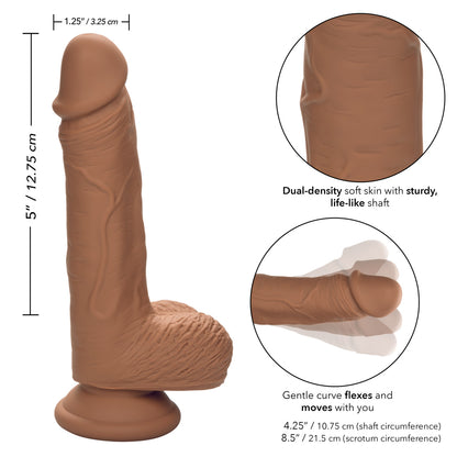 Silicone Studs Dual Dense 5 Chocolate