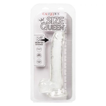 Size Queen 8" Dildo - Clear