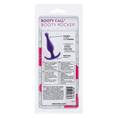 Booty Call Booty Rocker Silicone Anal Plug Purple