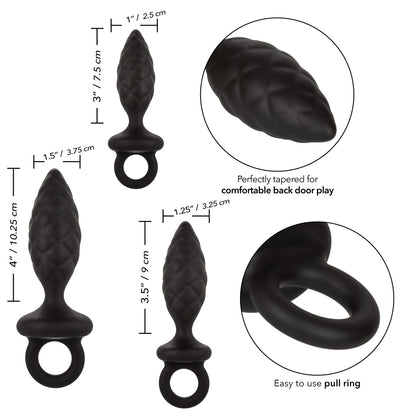 Silicone Anal Probe Kit Black