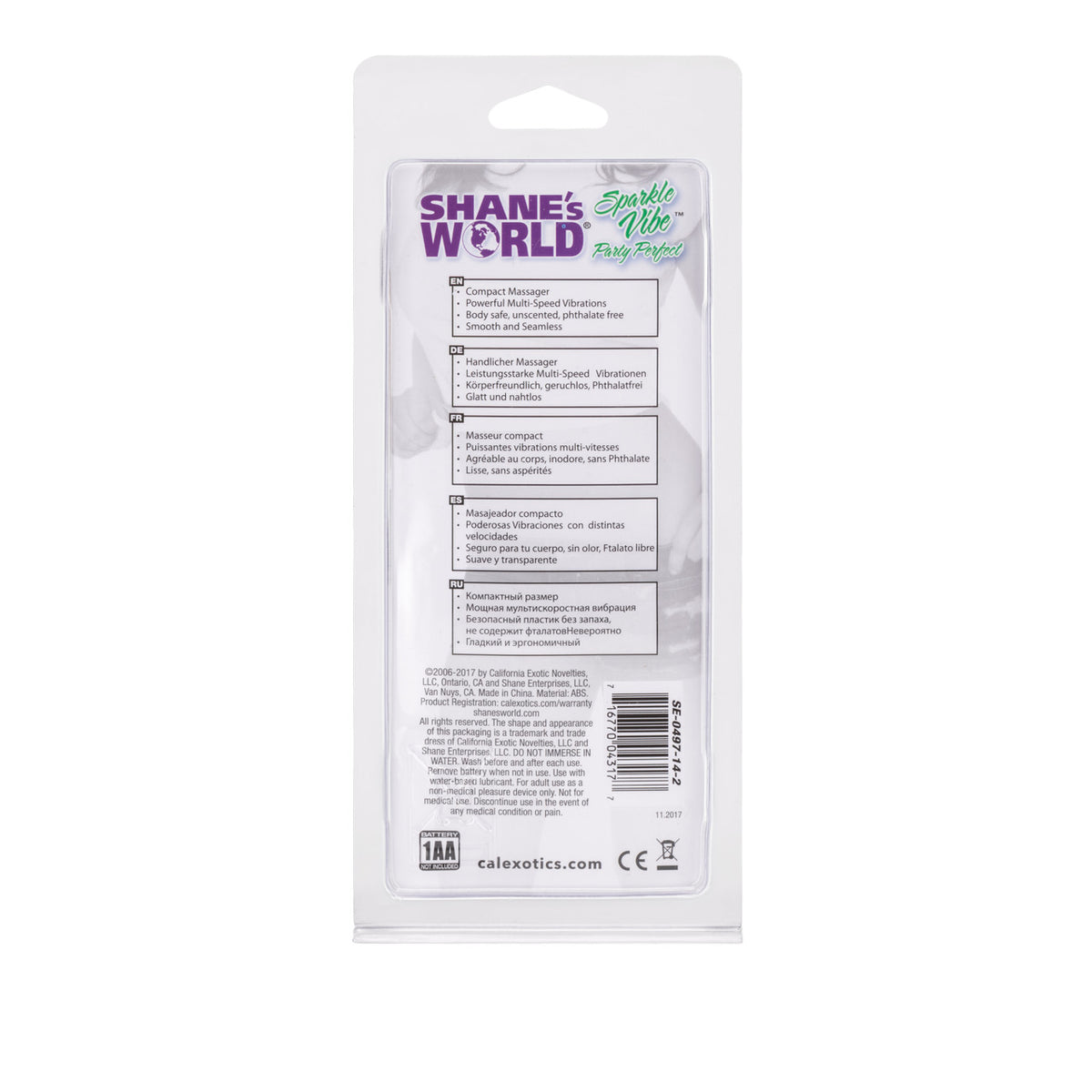 Shanes World Sparkle Vib - Purple