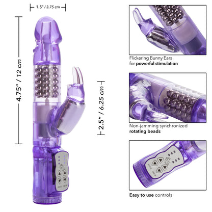 Jack Rabbit w/Floating Beads Waterproof - Purple