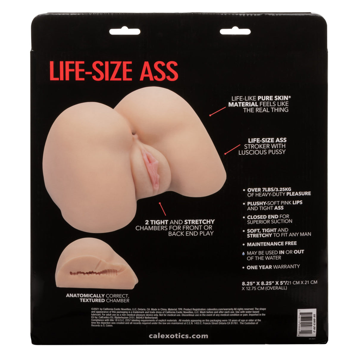 Stroke It Life Size Ass - Ivory