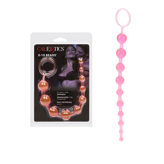 X 10 Beads Graduated Anal Beads 11 Inch
