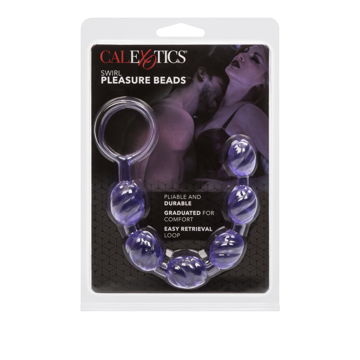 Swirl Pleasure Beads - Purple
