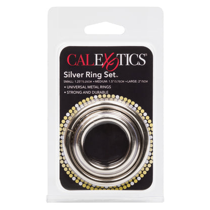 Silver O Ring 3 Piece Set