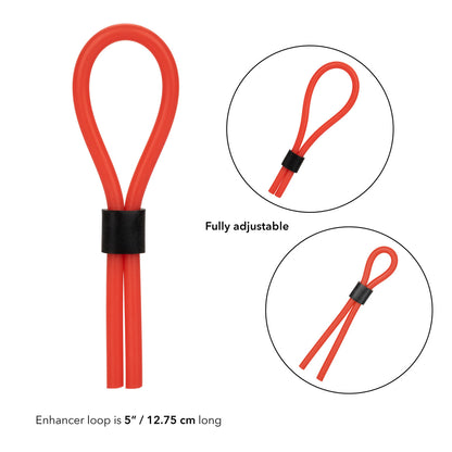Silicone Stud Lasso - Red