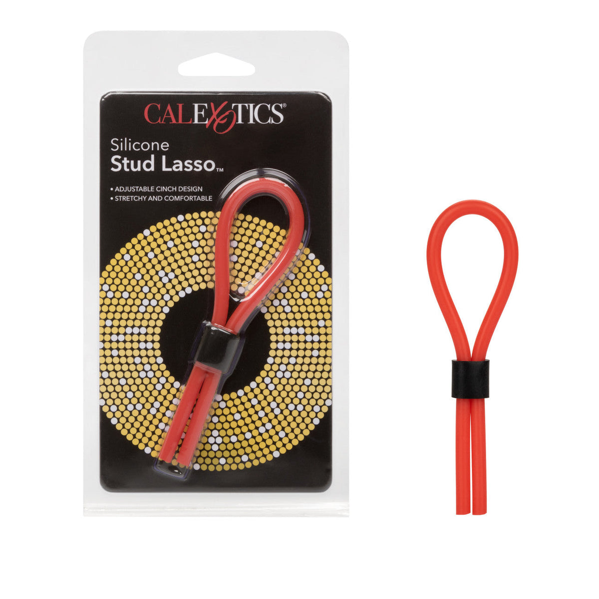 Silicone Stud Lasso - Red