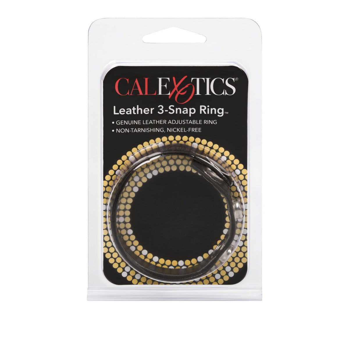Black Leather Ring