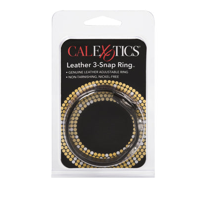 Black Leather Ring