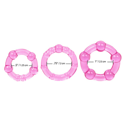 Silicone Island Rings-pink